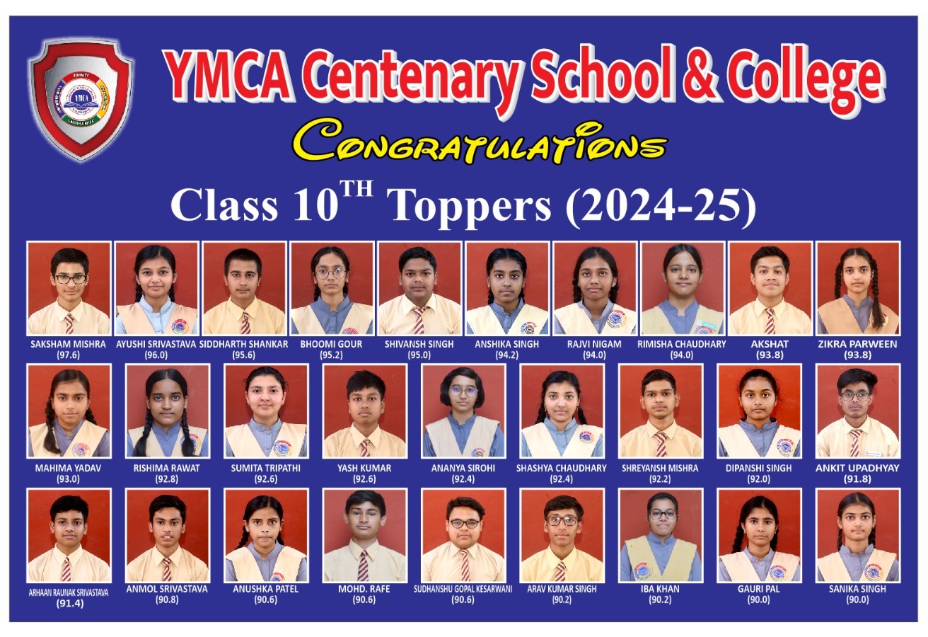 YMCA CBSE Class 10 Result (24-25)
